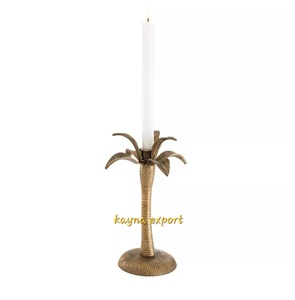 Bougeoir en laiton artisanal Design unique Bougeoir en métal en laiton de qualité supérieure pour les décors de table utiliser des bougeoirs en or - Product Image 4
