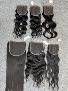 Extensiones de cabello humano de alta calidad para mujeres 4x4 5x5 6x6 7x7 HD Pelucas con cierre de encaje Vendedores de cabello vietnamita crudo - Product Image 2