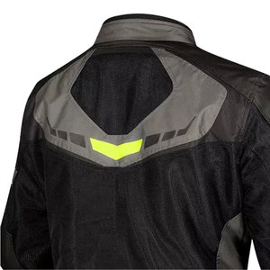 Chaqueta Textil para Motocicleta, Impermeable y Transpirable, con Ventilación con Cremallera, Protección y Franjas Reflectantes - Product Image 3