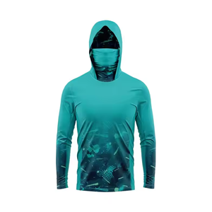 Sudaderas CON CAPUCHA DE PESCA impresas logotipo personalizado único Elegante ropa de calle al aire libre UPF 50 de talla grande transpirable - Product Image 4