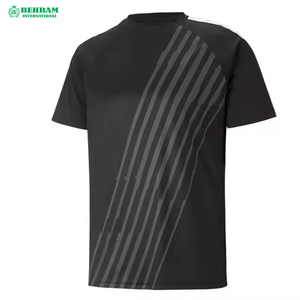 T-shirt décontracté pour homme, écologique, séchage rapide, tissu de haute qualité, commandes en gros, uni, 100 % polyester, coupe classique, manches courtes, multi - Product Image 5
