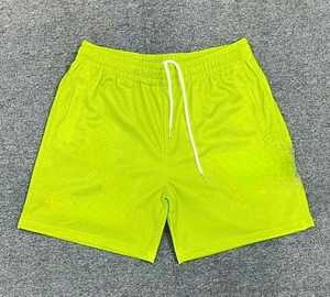 Pantalones cortos informales personalizables de alta calidad Unisex, lona impermeable transpirable, cintura media, patrón sólido, logotipo personalizado, cordón - Product Image 6