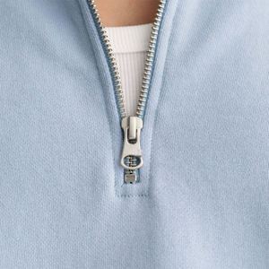 <b>Women's</b> Sunfaded <b>Half</b> <b>Zip</b> Hooded Sweatshirt 100% Cotton Comfortable for Everyday Use Sequined Decoration for Winter - Product Image 5