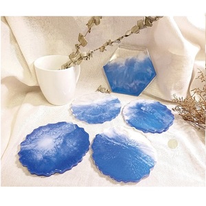 Resin <b>coaster</b> Resin <b>coaster</b> for Desktop and <b>Table</b> Top Customized Color and Shape Handmade <b>Coasters</b> - Product Image 3