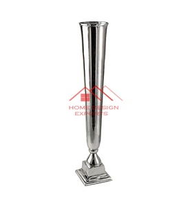 Vase en métal doré martelé au design personnalisé dernier design vase de sol pour mariage fabriqué en aluminium pas cher en gros - Product Image 3