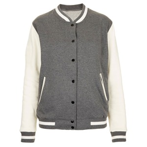 Veste de baseball à manches en cuir de style rue pour hommes avec support personnalisé de broderie en chenille Veste universitaire d'hiver tissée décontractée - Product Image 5