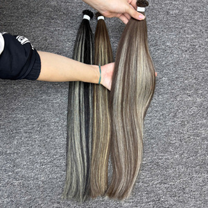 ช่อผมมนุษย์เคราติน100% แท้สำหรับต่อผมตรงยาวสองชั้น - Product Image 4