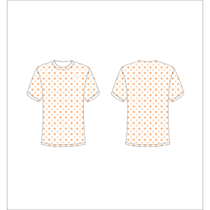 Camiseta de Manga Corta para Hombre con Estampado de Lunares, Cuello Redondo, Corte Regular, Informal, Transpirable, Tejida, Trackstar OEM, Marca Privada TSI-G05-P0723 - Product Image 1