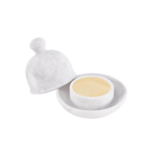 Plato de mantequilla de mármol hecho a mano de alta tendencia, cuenco de mantequilla de forma redonda para accesorio de uso en restaurante, superventas - Product Image 6
