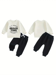 ชุดสเวตเชิ้ตและกางเกงแขนยาวสำหรับเด็กวัยหัดเดินสำหรับกลางแจ้งสไตล์ใหม่ - Product Image 6