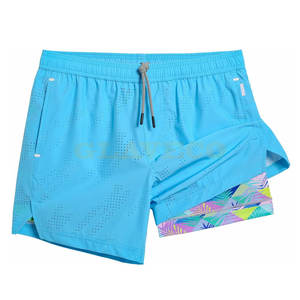 Polyester maille tissu léger hommes Fitness Shorts vêtements d'entraînement nouveau Design hommes Fitness Shorts - Product Image 1