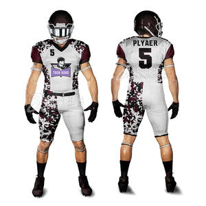 Conjunto de Uniforme de Fútbol Americano Profesional para Hombre, de Calidad Duradera, Tejido Transpirable y Suave - Product Image 1