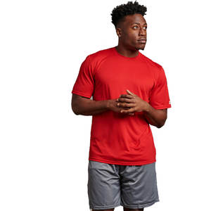 2024 nouveau T-shirt de performance coupe ajustée: ourlet incurvé plus long Muscle Slim ajusté Gym 95% coton 5% élasthanne T-shirt pour hommes - Product Image 2