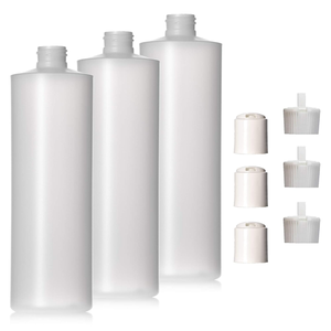 ขายส่งขวด HDPE สีธรรมชาติขนาด 8 ออนซ์ พร้อมฝา สำหรับบรรจุภัณฑ์แชมพู ครีมนวดผม โลชั่น เครื่องสำอาง ผลิตโดยโรงงาน Pavico เวียดนาม - Product Image 1