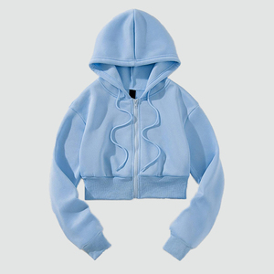 Sudadera con capucha de manga larga para mujer, Top de gimnasio, Material de algodón con estampado Digital de la mejor calidad con diseño de hombro caído de diamantes de imitación para invierno - Product Image 1
