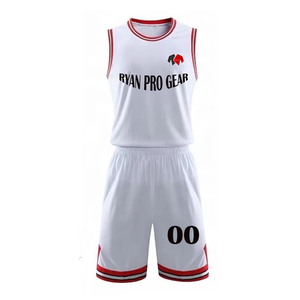 Uniforme de basket-ball pour hommes conception personnalisée grande taille 100% polyester respirant sublimation impression logo personnalisé sans manches - Product Image 4