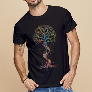 Camiseta informal estilo Hip Hop para hombre Impresión de pantalla de seda con logotipo personalizado Disponible en camiseta de pesos de 180g 240g 300g - Product Image 6