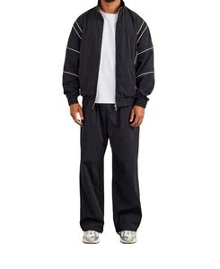 Vêtements de jogging personnalisés, veste coupe-vent et pantalon de survêtement, fermeture éclair, logo personnalisé, coupe-vent en nylon, survêtements pour hommes - Product Image 1
