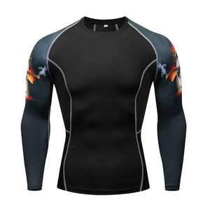 Customized <b>Printed</b> Rash Guard BJJ Sublimation Guards MMA Martial Arts Wear From Pakistan Manufacturer - Product Image 4