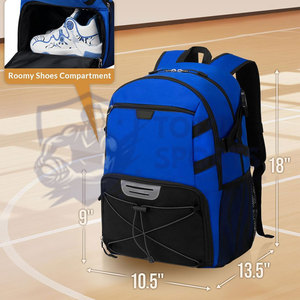 Bolsa de Baloncesto de Poliéster Transpirable y Cómoda con Cierre Superior Suave, Moderna, Profesional, del Mejor Proveedor, con Logotipo Personalizado para Adultos - Product Image 2