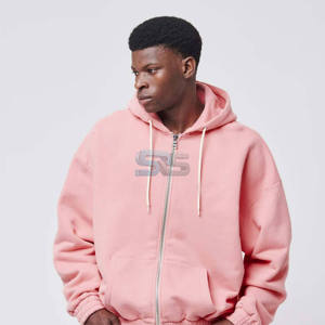 เสื้อมีฮู้ดมีซิปสำหรับผู้ชายคอลเลคชั่นฤดูหนาวผ้าคอตตอนผสมแฟชั่น - Product Image 5