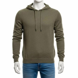 Sweat à capuche respirant en tricot pour homme, tissu en coton et polyester, doux, chaud, décontracté, sport, usage quotidien, vente en gros, export - Product Image 1