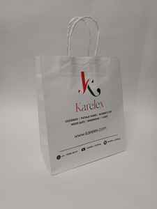 Sacs à main de mode en gros pour vêtements, chaussures, chaussettes, sac cadeau de luxe fantaisie avec logo personnalisé, papier enduit - Product Image 6