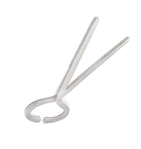 Probador de pezuña de acero inoxidable forjado con gota de precisión, herramienta de herrador veterinario ajustable, instrumento profesional duradero - Product Image 1