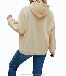 Sweatshirts à capuche pour femmes, style Y2K, en molleton 100% coton, couleur unie, coupe ample, manches longues, décontracté - Product Image 3