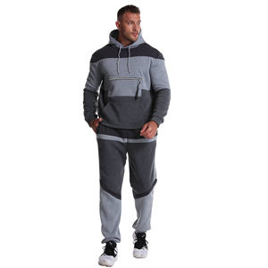 Mens <b>2</b> <b>Piece</b> Fleece Tracksuit <b>Set</b> Winter Warm Hoodie and Jogger <b>Pants</b> Sportswear <b>Set</b> for Casual & Gym Wear - Product Image 2