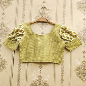 Shoryam Fashion - Lehenga Choli Étnico de Primera Calidad, Estampado Verde Oliva, Largo hasta el Suelo, para Niñas, Nuevo, para Bodas y Fiestas - Product Image 3