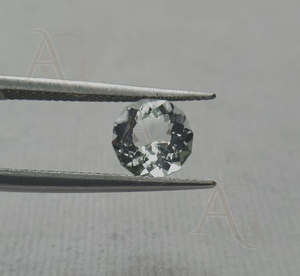 Goshenite ronde naturelle béryl blanc semi-pierre précieuse fabrication de bijoux pierres libres morganite blanche aigue-marine - Product Image 1