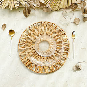 Classic Christmas <b>Place</b> <b>Mats</b> Plate <b>Mat</b> Set New Style Placemat <b>Mat</b> Table Decor <b>Woven</b> Placemats - Product Image 4