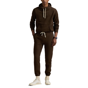 Survêtement à capuche pour homme de haute qualité en gros OEM entièrement personnalisé, sweat-shirt uni surdimensionné confortable pour l'hiver pour homme - Product Image 1