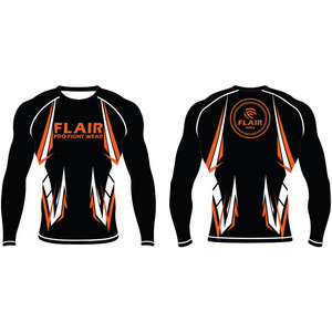 Personalizado Durable Nylon BJJ Rash Guard Larga Protección UV Anti-UV Compresión Camisa Transpirable y Cómodo - Product Image 6