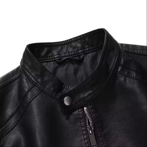 Nouvelle arrivée, veste en cuir d'agneau pour homme, mode moto, cuir véritable de haute qualité, vêtements d'extérieur, vente en gros OEM - Product Image 6