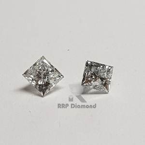 HPHT Melee Diamond 0.50 to 0.59 Carat D E F Color VS Purity Polished Loose White Princess Cut IGI Certified - Product Image 3