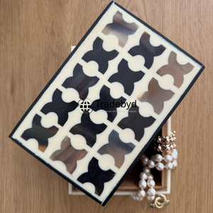 Luxurious handmade bone inlay and mother of pearl inlay box for decorative home use organizer for <b>jewelry</b> and <b>display</b> Tradebyd - Product Image 2