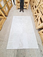 Carreaux de marbre blanc poli Bianco Ibiza 2025, 20 mm, 40x40/60x60, ensemble de motifs, marbre Cem classique de luxe, premier choix pour la maison