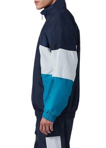 Chaqueta Cortavientos Personalizada de Estilo Urbano para Hombre, de Algodón y Lona, con Cuello Alto, Bloques de Color, Bolsillo con Solapa Frontal y Forro de Malla - Product Image 3