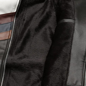 Chaquetas de cuero para motociclistas, chaquetas de cuero de primera calidad para exteriores, chaqueta de cuero para motociclistas para hombre, chaqueta de cuero para motocicleta para hombre para el invierno - Product Image 5