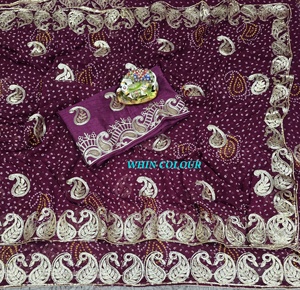 Nouveau design attrayant et tissu en soie avec tissage saree pour femmes pour vêtements de fête de mariage du fournisseur indien - Product Image 4