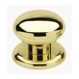 Pomolo "Giove" in Ottone Lucido Verniciato 70 mm - Product Image 1
