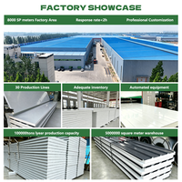 Matériaux d'isolation des bâtiments, panneaux sandwich en polystyrène expansé EPS personnalisés pour les fabricants de systèmes de toiture