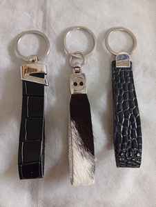 Llavero Personalizable con Iniciales del Alfabeto, Colgante para Bolsa o Coche, con Letras de Cuero Vacuno, Accesorios de Ropa - Product Image 5