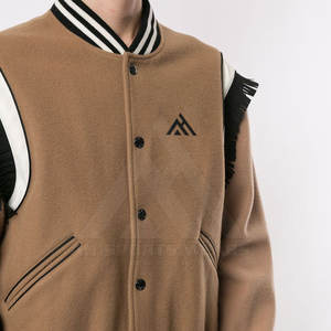 2023 nouveauté impression personnalisée brodé varsité vestes personnalisé hommes Baseball veste surdimensionnée veste pour hommes - Product Image 5