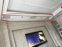 Tonewinner Grille de haut-parleur murale encastrée 2*6.5 pouces QS-6.2 de haut-parleur + couleur blanche 120 Watts avec haut-parleur en bois blanc 100w