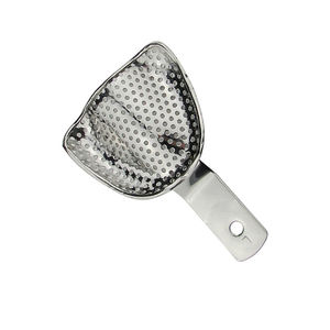 ถาดพิมพ์ฟันสแตนเลสคุณภาพดีที่สุด อุปกรณ์ผ่าตัดทางทันตกรรม ใช้พลังงานด้วยมือ ได้รับการรับรองมาตรฐาน CE ระดับ I 13 ขา - Product Image 2