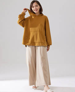 Vente en gros Sweat à capuche tricoté unisexe de haute qualité, décontracté, avec logo personnalisé, avec fermeture éclair 3D pour hommes et femmes - Product Image 1