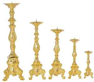 Bougeoir de luxe en métal plaqué or pour décorations de Noël et occasions spéciales Pièce décorative du fournisseur indien - Product Image 5